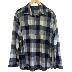 CALVIN KLEIN Men's Plaid Long Sleeve Shirt
